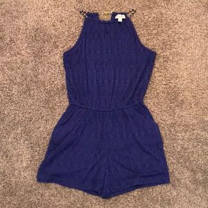 Royal Blue Romper (Size: S)